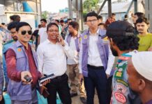 পটুয়াখালী নদীবন্দরে ঈদ ব্যবস্থাপনা তদারকি